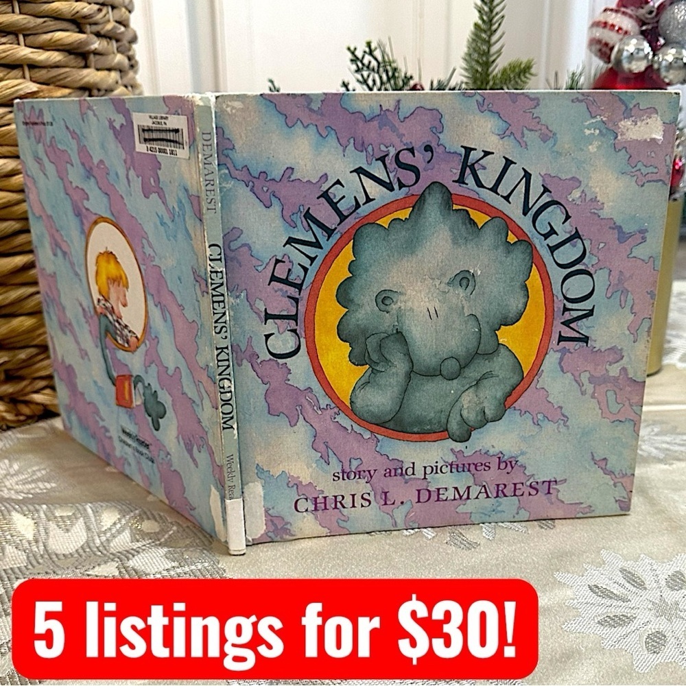 Vintage Children’s Book Clemen's Kingdom by Chris L. Demarest - Picture 1 of 15